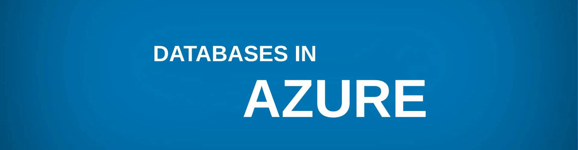 databases-in-azure